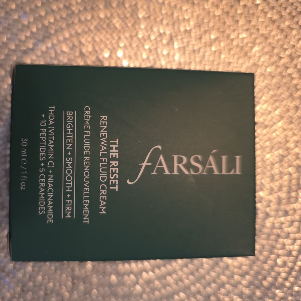 Farsali THE RESET Renewal Fluid Cream VitC Airless Jar 12 PAO NEW FAST SHIPPER