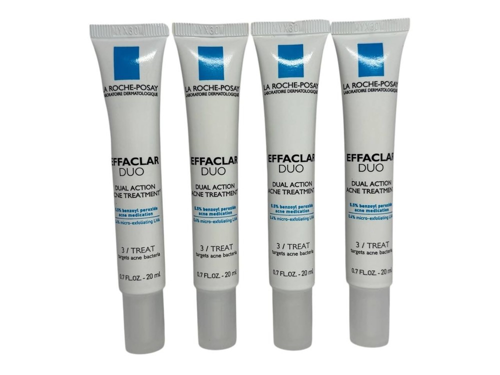 La Roche-Posay Effaclar Duo Acne Treatment 0.7oz Lot of 4
