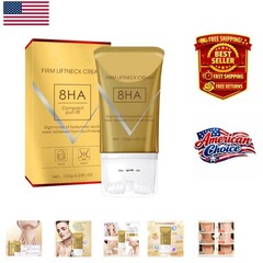Luxury AH-8 Anti-Aging Neck Cream with Roller – Tightening Moisturizer, 4.2oz