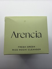 Arencia Fresh Green Rice Mochi Cleanser 120g Vegan Gentle Deep Cleansing
