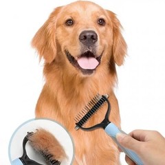 Professional Pet Grooming Tool 2 Sided Undercoat Dog Cat Shedding Comb Brush Pet