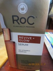 RoC Clinically Proven Revive + Glow Serum +Vitamin C – 1 Oz