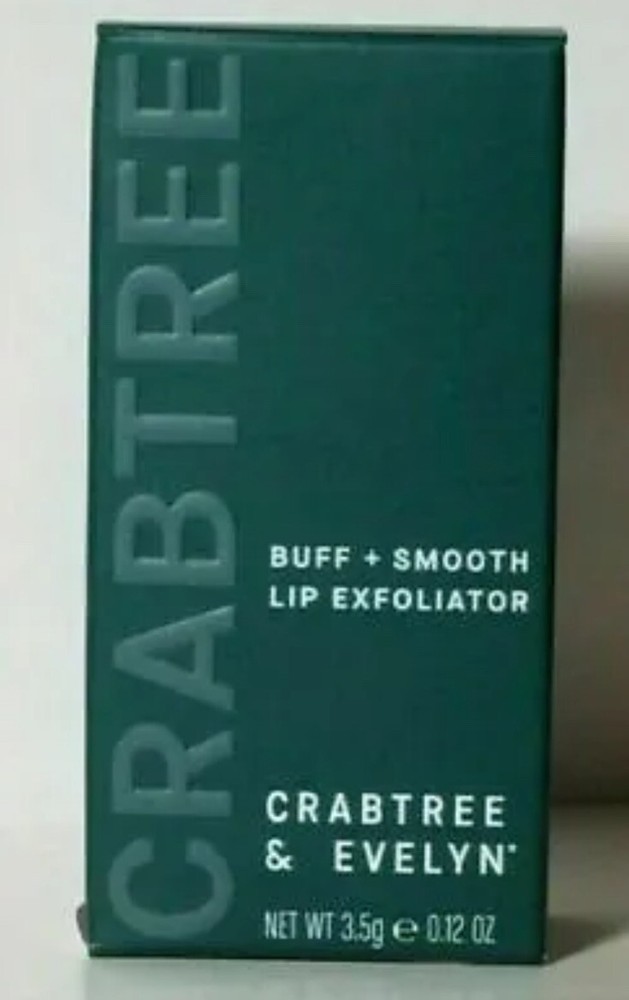 CRABTREE & EVELYN~~BUFF + SMOOTH~~LIP EXFOLIATOR 0.12 OZ NIB R8-A119