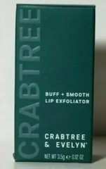 CRABTREE & EVELYN~~BUFF + SMOOTH~~LIP EXFOLIATOR 0.12 OZ NIB R8-A119