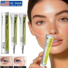 3Pcs High-Performance Retinal Shot Booster Tightening Vita-A Eye Cream Unisex US