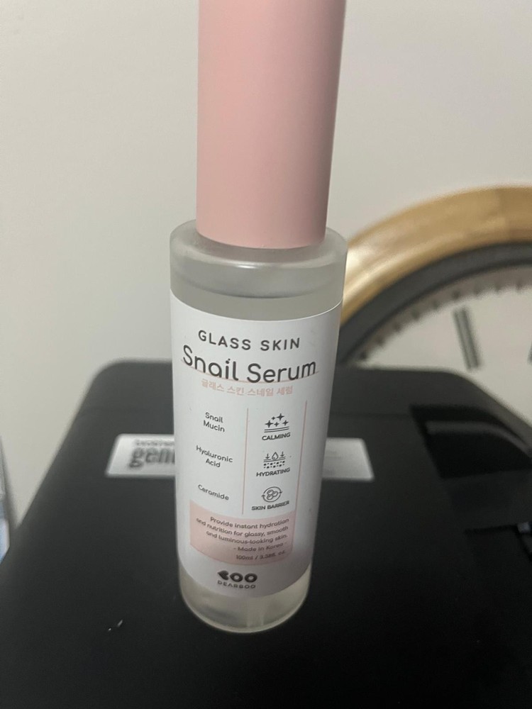 Dearboo Glass Skin Snail Serum 100ml Korean Hydrating Hyaluronic Acid K-Beauty