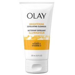 Olay Brightening Exfoliating Cleanser Vitamin C Face Wash for Dull Skin, 5 fl oz