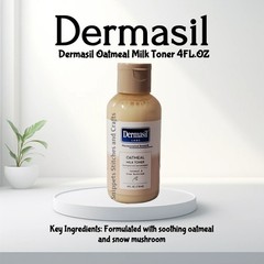 Dermasil Oatmeal Milk Toner Face Toner Snow Mushroom Sensitive Skin
