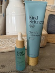 Kind Science Brand New Radiance Oil 0.5oz & Gentle Cleanser 4.5oz set of 2 NEW