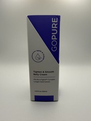 GoPure Tighten & Smooth Belly Cream Body Lotion 6% MicroTight4 Complex 4.25 oz