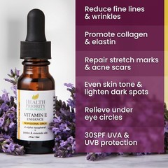 Aromatherapy Vitamin E Oil for All Skin Types – 15,000 IU, Nourishing & Soothing