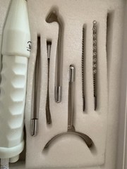Pure Daily Care NuDerma Clinical Ne+Ar Skin Therapy Wand w 6 Fusion Applicators