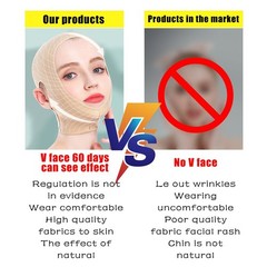 V-Face Skin-Friendly Firming Lifting Mask Belt Anti-Wrinkle Face Slimming Strap
