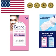 Nose+Face Blackhead Remover Strips, Deep Cleansing Strips for Nose, Chin, or …