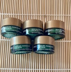 BIOSSANCE squalane marine algae eye cream Mini 5 Pk = .507 FL OZ NEW Unopened