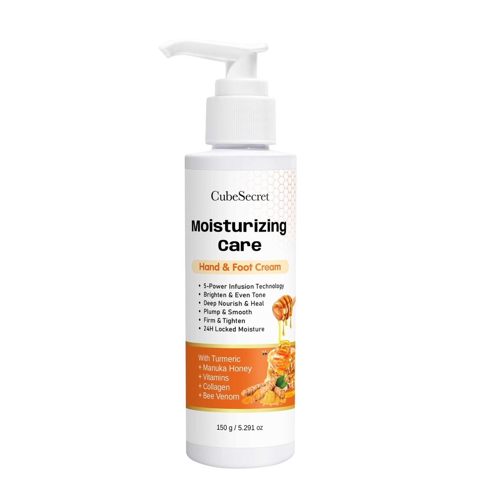 Honey Turmeric Hand Foot Cream Moisturizing Repair Balm for Dry Skin 150g