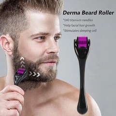 540 Titanium Derma Roller 0.3mm Microneedle Beard Hair Growth Skin Care Tool