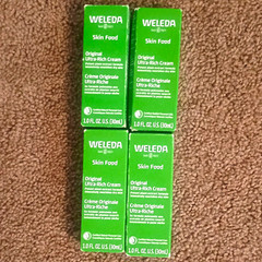 LOT Of 4. Weleda Skin Food Ultra-Rich Moisturizing Cream 1.0 fl oz Exp 11/2026