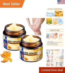 2PCS Bee Venom Cream, Bee Venom Advanced Cream,Professional Bee Venom Gel, Ca…