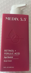 MEDIX 5.5 RETINOL+FERULIC ACID AGE REWIND BODY CREAM 15FLOZ