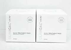 CLINICAL+SKIN ACE TREATMENT PADS 60 Pads – LOT of 2