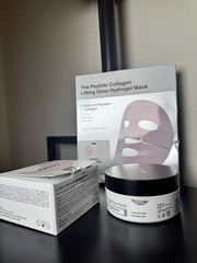 COSRX The Peptide Collagen Hydrogel Eye Patch & Lifting Glow Mask Set – New