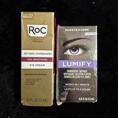 RoC Retinol Correxion Line Smoothing Retinol Eye Cream + Lumify Eye Drops Large