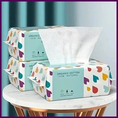 100pcs Disposable Cotton Face Towels Makeup Remover Soft Wipes