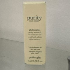 Philosophy Purity Made Simple 3-in-1 Cleanser Face & Eyes 7ml/0.24 fl. oz.