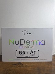 Pure Daily Care NuDerma Clinical Ne+Ar Skin Therapy Wand w/ 6 Fusion Applicators