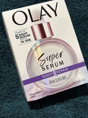Olay Super Serum 5-in-1 Anti-Aging Face Serum + Night Repair + Super Eyes Daily