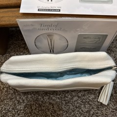 Rodan + Fields Active Hydration Bright Eye Complex 13 Sample Travel Zipper Pouch
