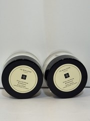 2X Jo Malone English Pear & Freesia Body Creme 0.5oz Each With Pouch New