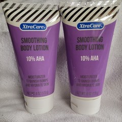 2X – XtraCare Smoothing Body Lotions with 10% AHA – Size 6oz.