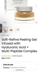 Inner Cells Soft-Refine Peeling Gel W/Hyaluronic Acid + Multi-Peptides
