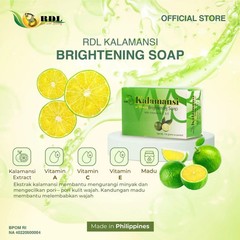 Glowing RDL Kalamansi Soap x Lime Facial Cleanser Package Skincare Oily Faces