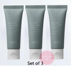 OSAJI Neutral Emollient Cream 40g x3 Fragrance-Free Moisturizing Japan