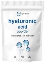 Micro Ingredients Hyaluronic Acid Serum Powder 100 Grams | Low Molecular Weig…