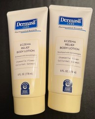 2pack Dermasil Eczema Relief Moisturizing Colloidal Oatmeal 6oz chamomile flower