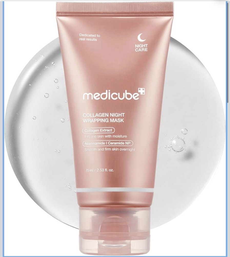 medicube Night Care Collagen Night Wrapping Peel-Off Mask Hydration Firming 2.53