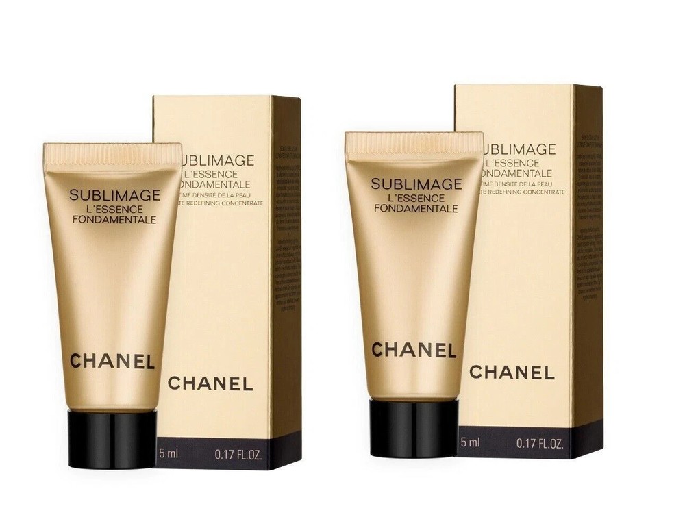 2 x Chanel Sublimage L’essence Fondamentale Concentrate 5ml / 0.17oz each NIB