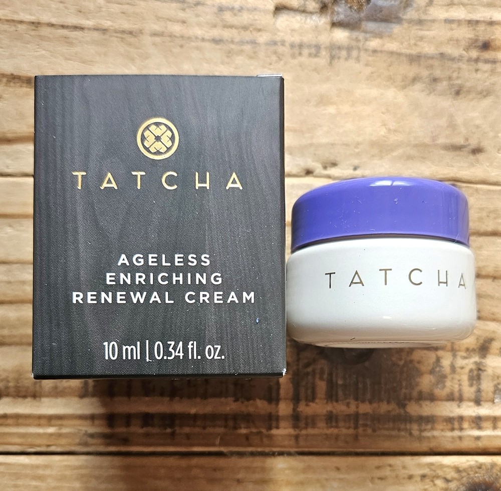 Tatcha Ageless Enriching Renewal Cream .34 oz NIB! $42 MSRP