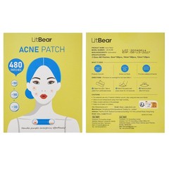 480 Hydrocolloid Acne Patches: Versatile Sizes & Easy Peel for Instant Relief