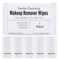 World Amenities – Makeup Remover Wipes – Alcohol Free – 50 Count (Pack of 1)