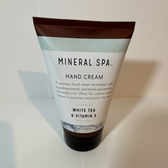 Mineral Spa White Tea & Vitamin E Hydrating Hand Cream Moisturizer 4 oz