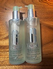 2 Clinique Liquid Facial Soap Cleanser for Oily Skin, 13.5 fl oz / 400 ml