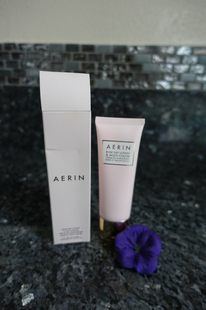 Aerin rose day lotion & multi-color cheek lip new in box full size 1.7oz