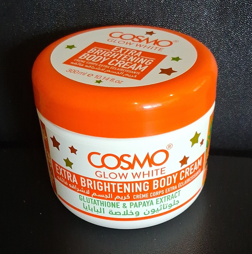 COSMO Glow White Extra Brightening Body Cream w/ Glutathione & Papaya 300ml