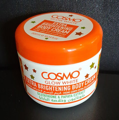 COSMO Glow White Extra Brightening Body Cream w/ Glutathione & Papaya 300ml