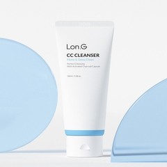LON.G CC Cleanser Charcoal Deep Pore Face Wash BHA Sebum Control 100ml 3.38oz